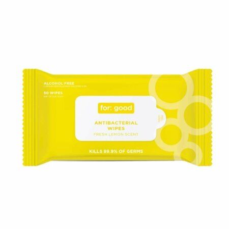 LIGHT HOUSE BEAUTY Lemon hygienic Wipes - 50 Piece LI3308466